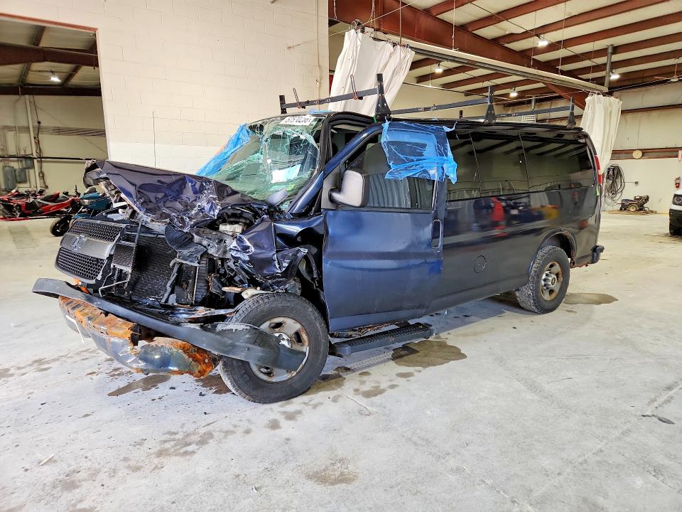 2010 Chevrolet Express 3500 VIN 1GC2GTBG2A1113945 COPART salvage auction — FRONT END, NY - MV-907A SALVAGE CERTIFICATE, sold $750 on 2026-07-06 (photo 1)