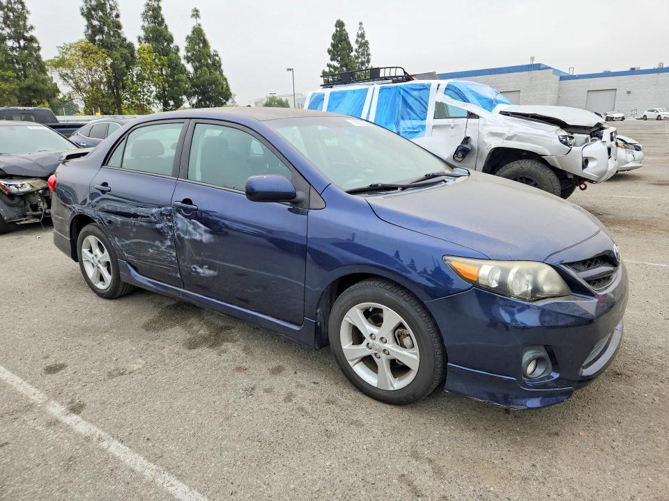 2013 Toyota Corolla VIN 5YFBU4EE1DP186958 COPART salvage auction — SIDE, Ca - Salvage Certificate, sold $1,750 on 2026-07-20 (photo 4)