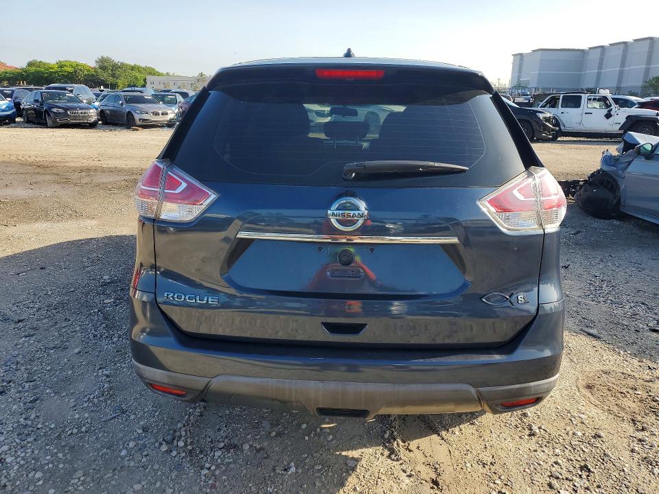 2016 Nissan Rogue VIN KNMAT2MT2GP704424 COPART salvage auction — FRONT END, Fl - Cert Of Title Slvg Rebuildable, sold $1,050 on 2026-07-10 (photo 6)
