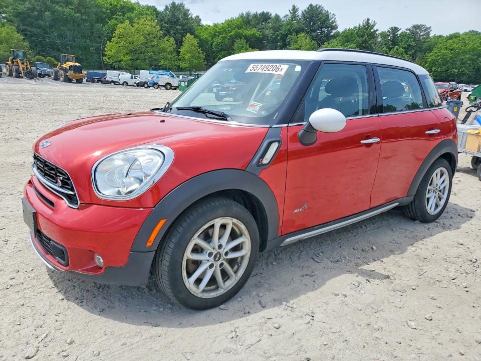 2015 Mini VIN WMWZC5C53FWP44133 COPART salvage auction — WATER/FLOOD, Ma - Cert Of Title-Reconstrctd Coll, sold $1,050 on 2026-07-16 (photo 1)