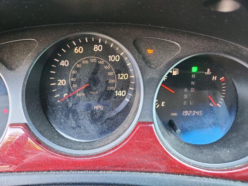 2005 Lexus Es 330 VIN JTHBA30G655132306 COPART salvage auction — MINOR DENT/SCRATCHES, Md - Certificate Of Title, sold $750 on 2026-07-14 (photo 9)
