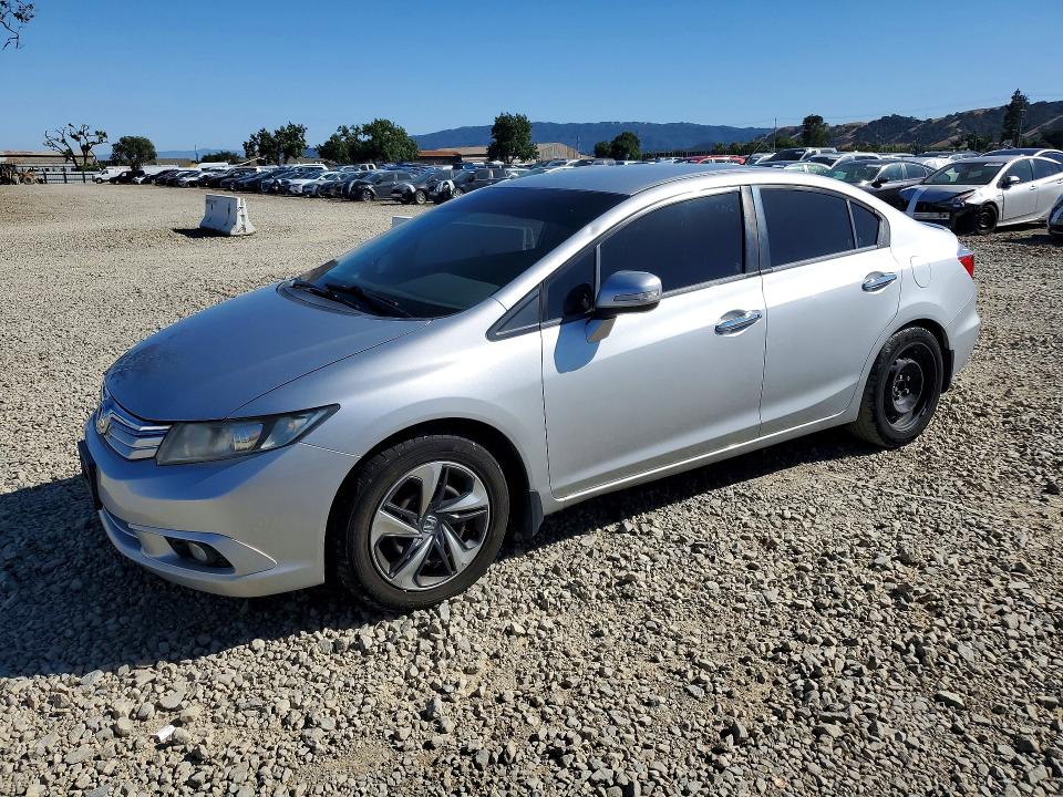 2012 Honda Civic VIN JHMFB4F35CS003478 COPART salvage auction — FRONT END, Sc - Salvage Title, sold $775 on 2026-07-14 (photo 1)
