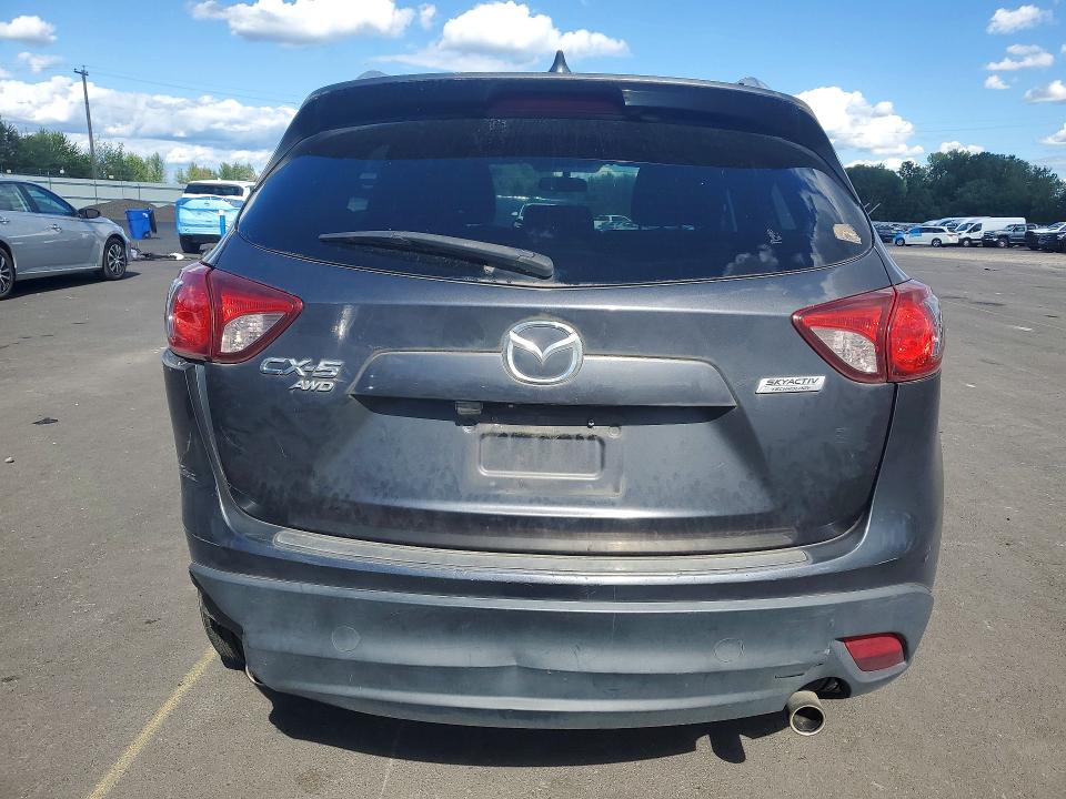 2015 Mazda Cx-5 VIN JM3KE4CY9F0453312 COPART salvage auction — REAR END, OR - CERT OF TITLE-RECONSTRUCTED (P), sold $1,850 on 2026-07-06 (photo 6)