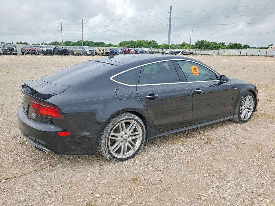2016 Audi A7 VIN WAUWGAFC3GN011646 COPART salvage auction — WATER/FLOOD, Tx - Salvage Title-Flood Damage, sold $150 on 2026-07-22 (photo 3)