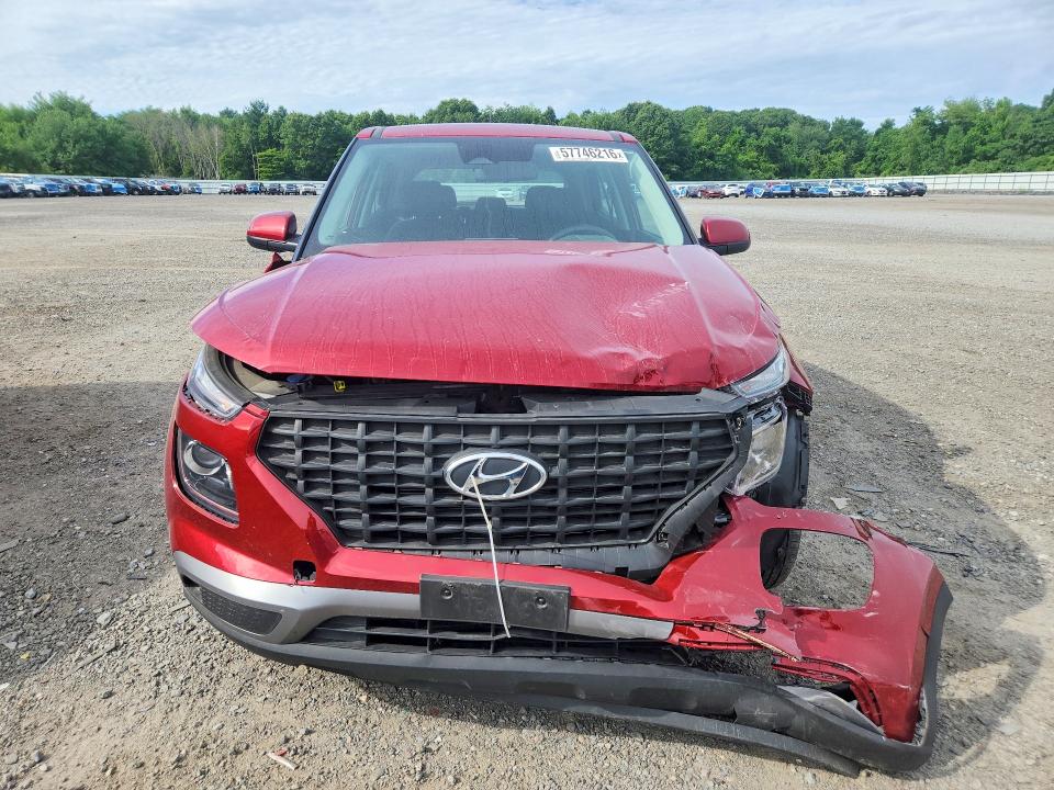 2025 Hyundai Venue VIN KMHRB8A34SU359061 COPART salvage auction — FRONT END, Ma - Cert Of Title-Salvage, sold $4,150 on 2026-07-22 (photo 5)