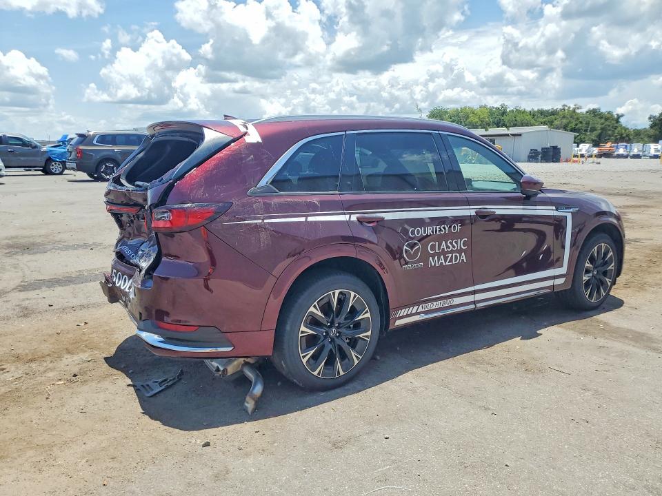 2026 Mazda Cx-90 VIN JM3KKEHC1T1350483 COPART salvage auction — REAR END, Fl - Certificate Of Destruction, sold $13,800 on 2026-07-13 (photo 3)