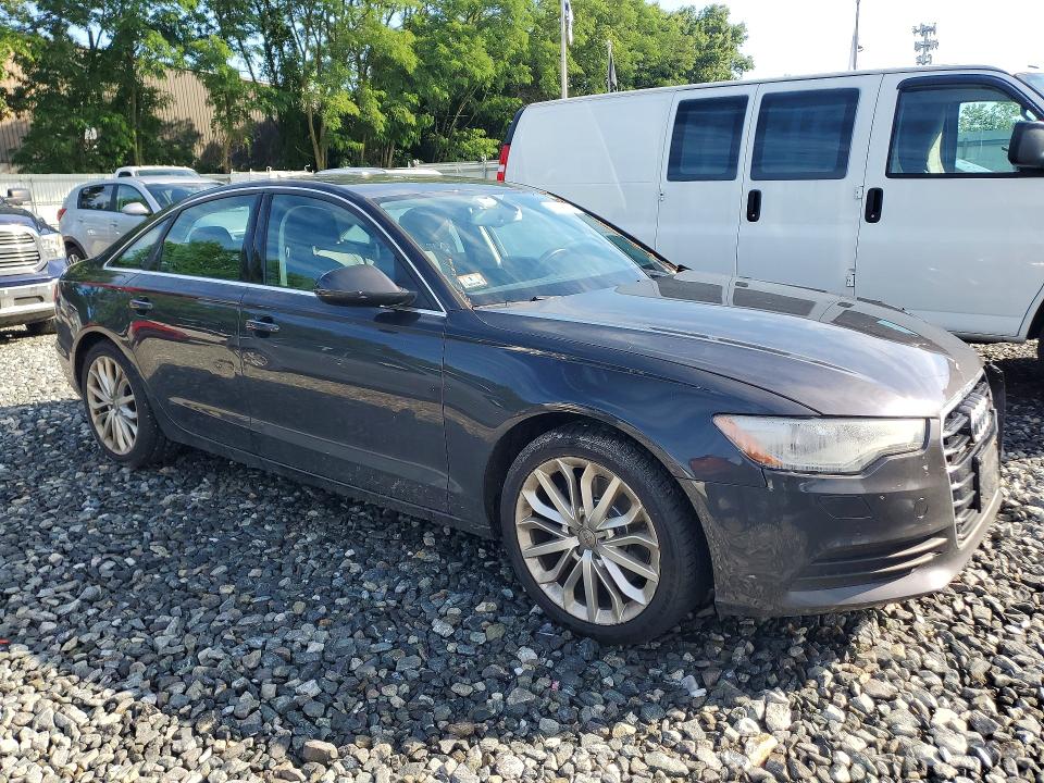 2014 Audi A6 VIN WAUGFAFC9EN142942 COPART salvage auction — FRONT END, Ma - Cert Of Title-Reconstrctd Coll, sold $400 on 2026-07-24 (photo 4)