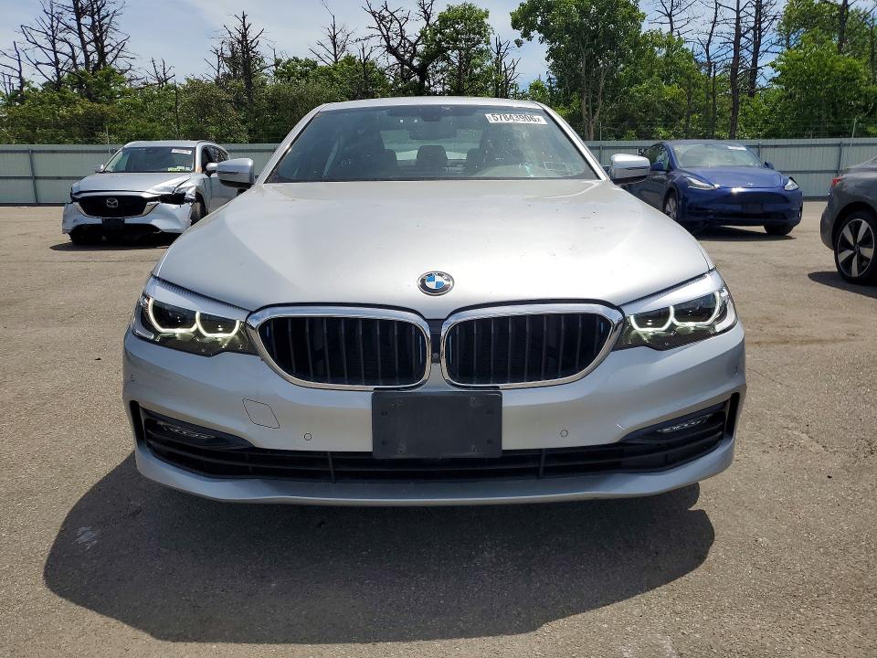 2018 BMW 5er VIN WBAJB1C50JG624222 COPART salvage auction — REAR END, Ny - Mv-907A Salvage Certificate, sold $7,400 on 2026-07-20 (photo 5)