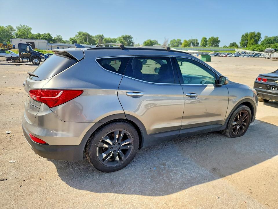 2013 Hyundai Santa fe VIN 5XYZU3LAXDG012657 COPART salvage auction — FRONT END, Mo - Certificate Of Title, sold $1,450 on 2026-07-31 (photo 3)