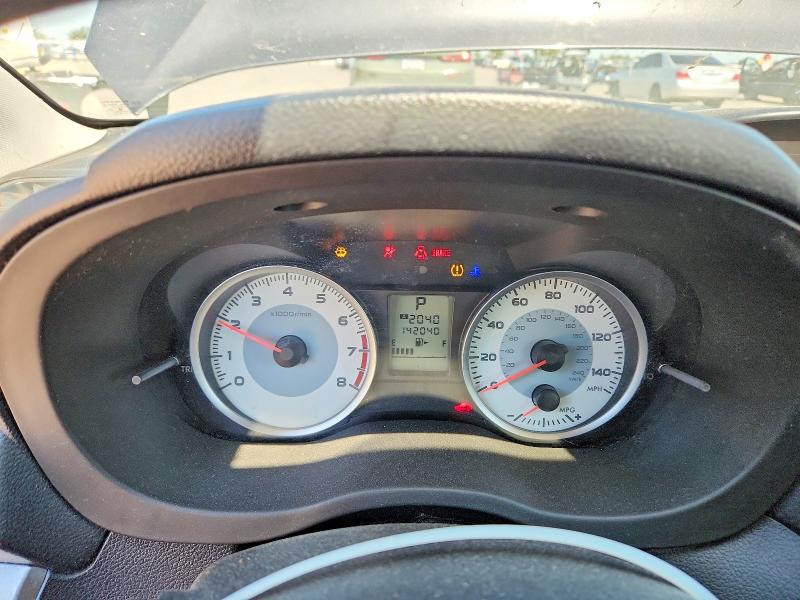 2012 Subaru VIN JF1GPAC67CH210493 COPART salvage auction — FRONT END, Ca - Salvage Certificate, sold $825 on 2026-07-20 (photo 9)