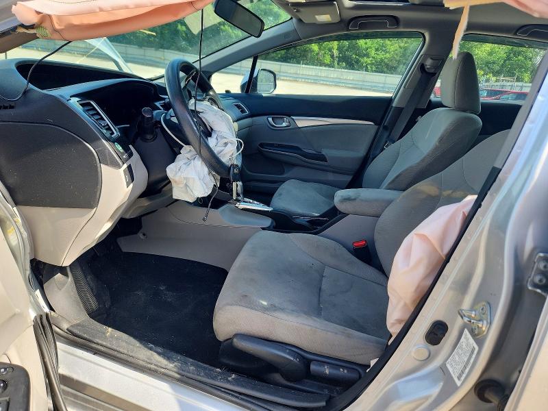 2013 Honda Civic VIN 2HGFB2F85DH558488 COPART salvage auction — FRONT END, PA - CERT OF SALV-R=RECONSTRUCTED, sold $525 on 2026-07-02 (photo 7)