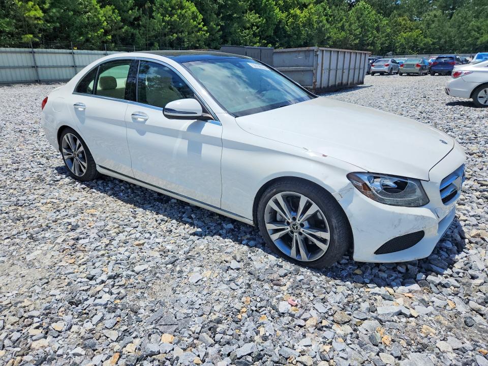 2018 Mercedes-benz C-klasse VIN WDDWF4JB3JR330833 COPART salvage auction — FRONT END, Ga - Cert Of Title-Salvage, sold $5,400 on 2026-08-11 (photo 4)