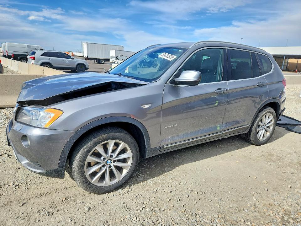 2013 BMW X3 VIN 5UXWX9C54DLK59983 — COPART salvage auction photo