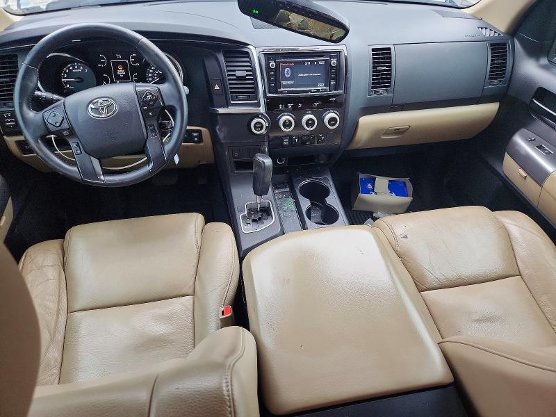 2018 Toyota Sequoia VIN 5TDZY5G11JS071413 COPART salvage auction — FRONT END, Ga - Cert Of Title-Salvage, sold $4,450 on 2026-07-09 (photo 8)