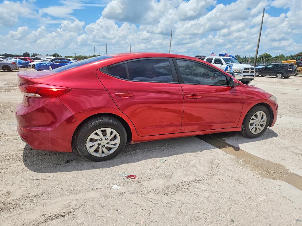 2018 Hyundai Elantra VIN 5NPD74LFXJH294676 COPART salvage auction — REAR END, Fl - Cert Of Ttl-Rebuilt&Slvg Rbld, sold $2,150 on 2026-07-02 (photo 3)
