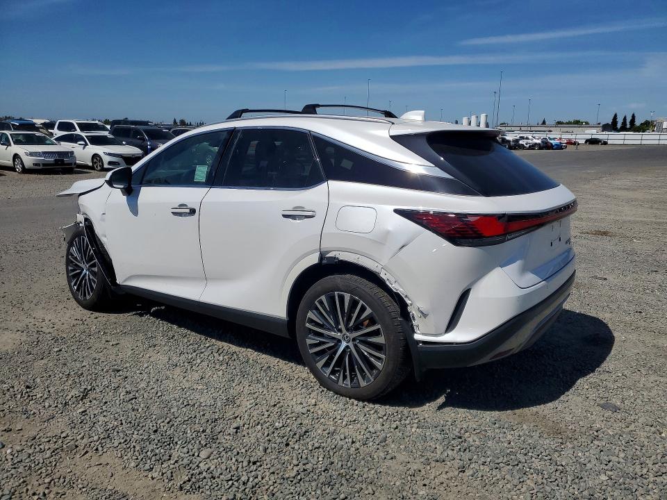 2024 Lexus Rx 350h VIN 2T2BBMCA9RC032734 COPART salvage auction — FRONT END, Ca - Salvage Certificate, sold $22,100 on 2026-07-07 (photo 2)