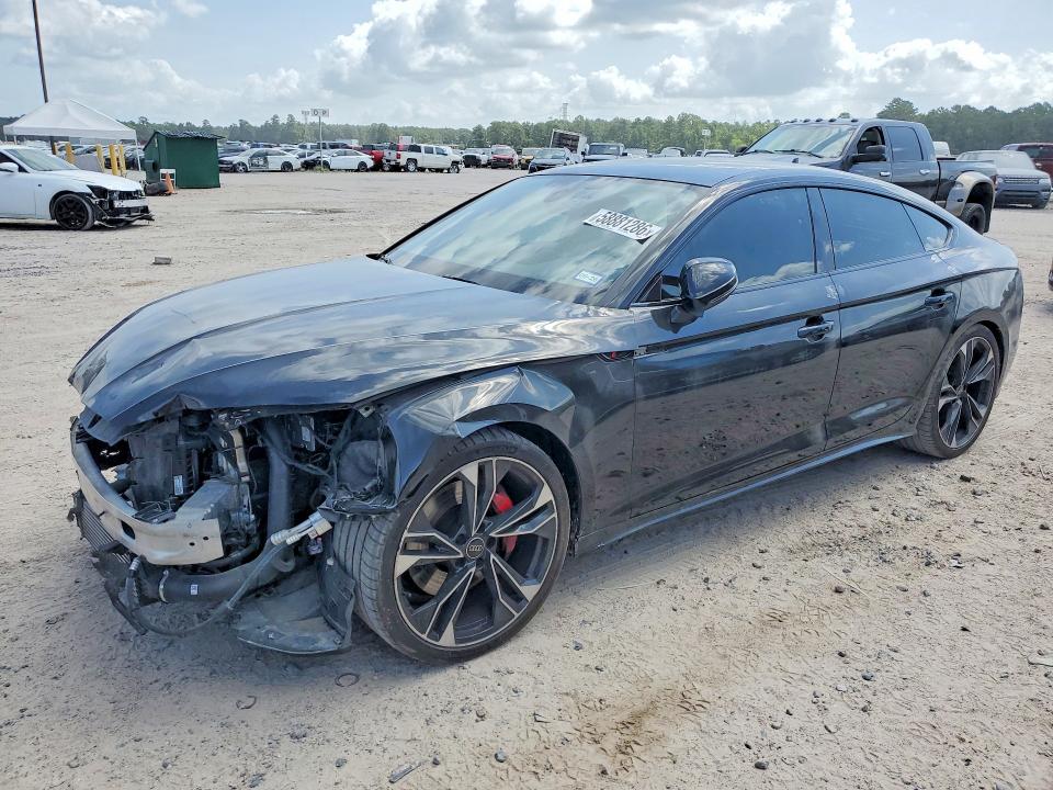 2024 Audi Rs5 VIN WAUC4CF52RA070917 COPART salvage auction — FRONT END, Tx - Salvage Vehicle Title, sold $8,200 on 2026-08-21 (photo 1)