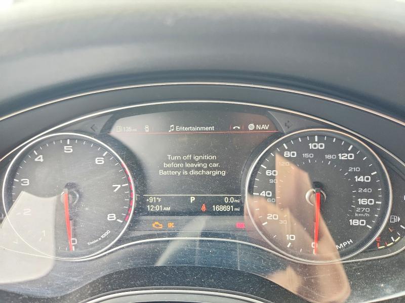 2014 Audi A7 VIN WAU2GAFC3EN038308 COPART salvage auction — MECHANICAL, Al - Certificate Of Title, sold $700 on 2026-07-07 (photo 9)