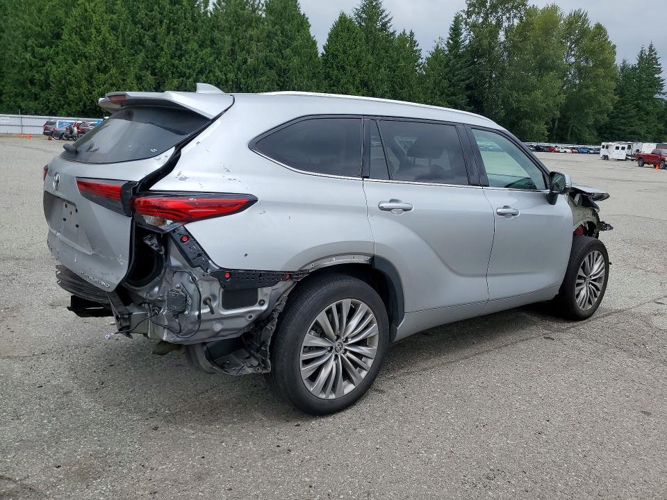 2023 Toyota Highlander VIN 5TDKDRBH0PS014637 COPART salvage auction — FRONT END, Wa - Bill Of Sale, sold $60 on 2026-07-20 (photo 3)