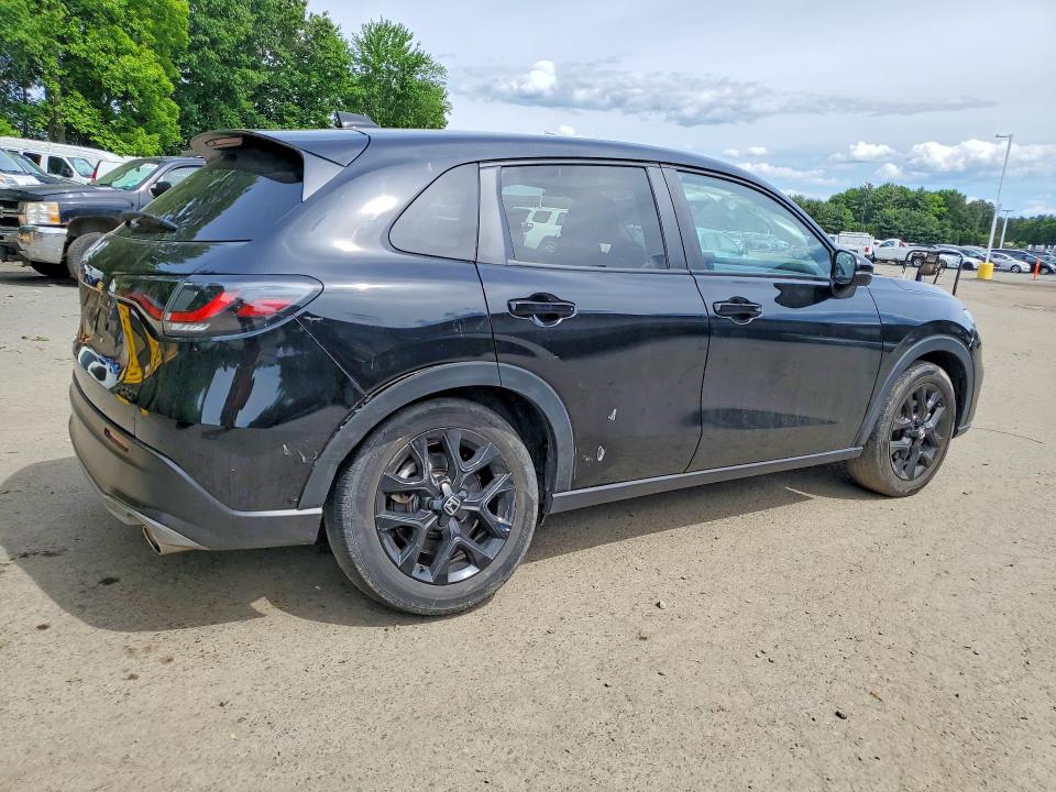2023 Honda Hr-v VIN 3CZRZ2H59PM734758 COPART salvage auction — UNDERCARRIAGE, Ct - Cert Of Title-Salvage, sold $8,400 on 2026-07-02 (photo 3)