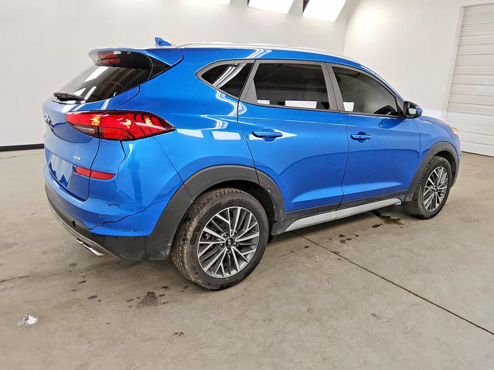 2021 Hyundai Tucson VIN KM8J3CAL6MU300304 COPART salvage auction — REAR END, Il - Certificate Of Title, sold $11,007 on 2026-07-09 (photo 3)