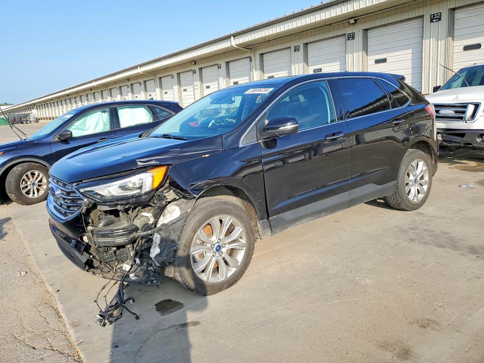2021 Ford Edge VIN 2FMPK3K92MBA51747 COPART salvage auction — FRONT END, IN - CERT OF TITLE-SALVAGE TITLE, sold $4,300 on 2026-08-29 (photo 1)