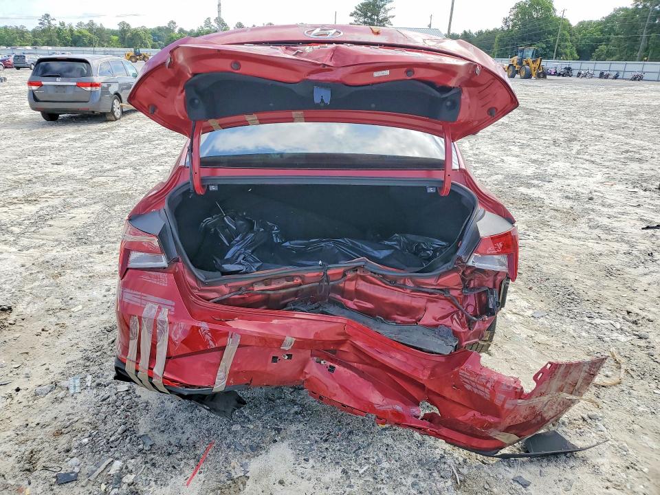 2023 Hyundai Elantra VIN KMHLM4AG1PU591121 COPART salvage auction — REAR END, Ga - Cert Of Title-Salvage, sold $325 on 2026-08-03 (photo 6)