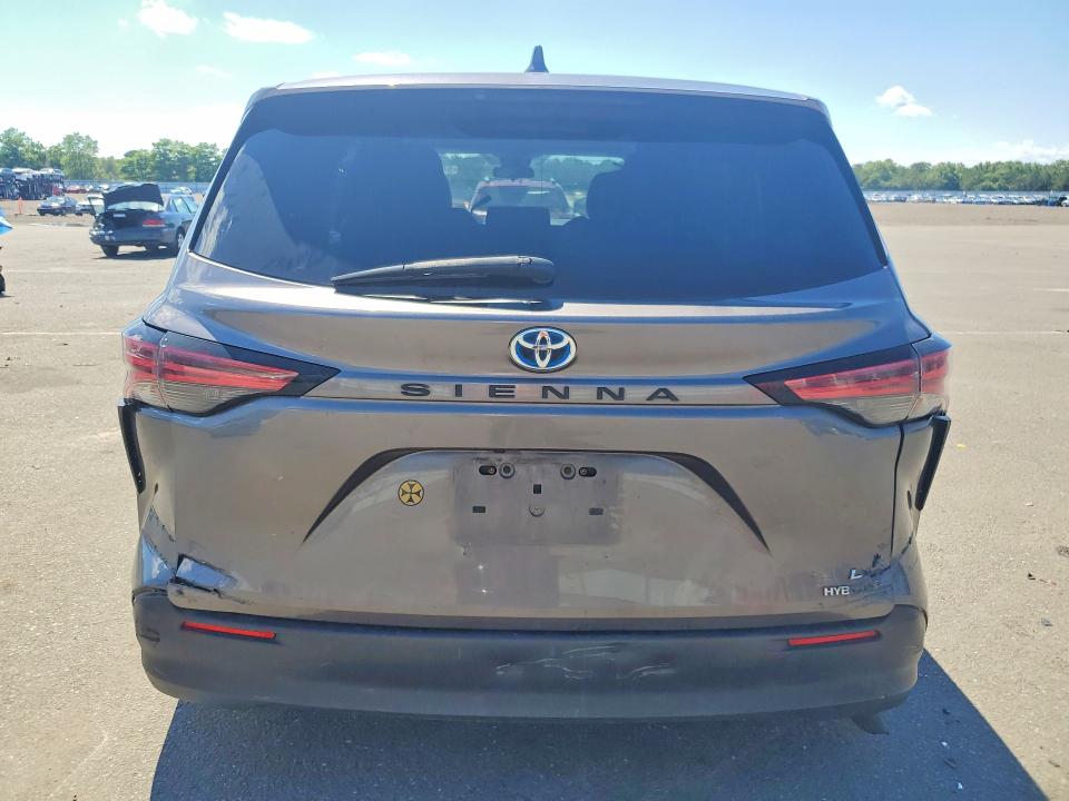 2021 Toyota VIN 5TDKRKEC2MS015129 COPART salvage auction — REAR END, Salvage Title, sold $8,100 on 2026-07-20 (photo 6)