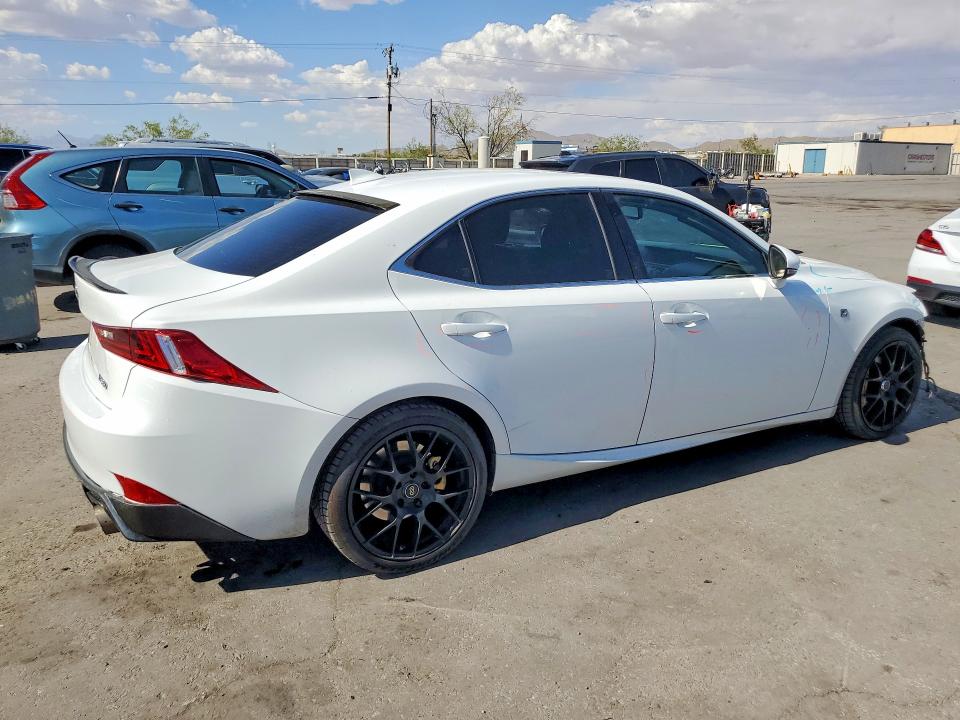 2015 Lexus Is VIN JTHBE1D21F5014981 COPART salvage auction — FRONT END, Tx - Salvage Vehicle Title, sold $125 on 2026-07-10 (photo 3)