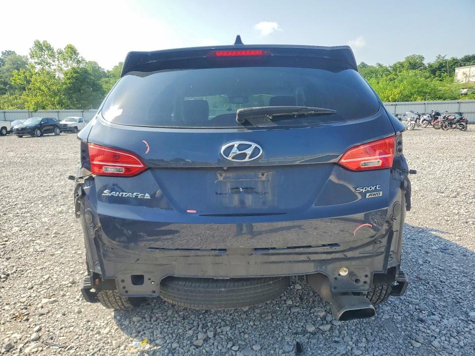 2014 Hyundai Santa fe VIN 5XYZUDLB5EG227850 COPART salvage auction — REAR END, OH - CERT OF TITLE-SALVAGE (P), sold $1,550 on 2026-07-24 (photo 6)