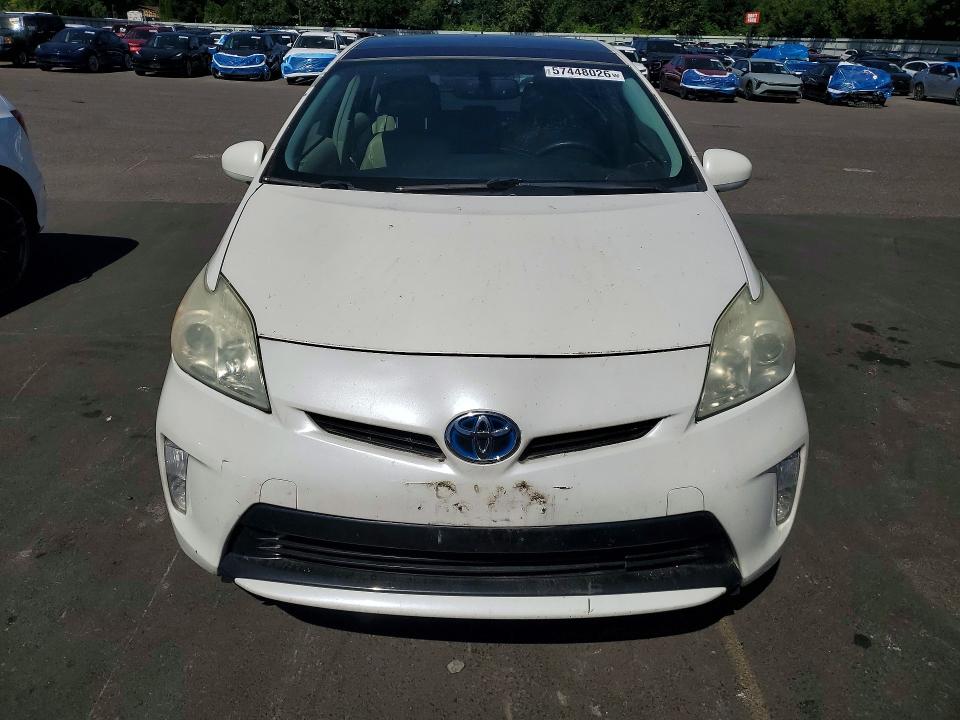 2012 Toyota Prius VIN JTDKN3DU1C5374620 COPART salvage auction — FRONT END, Wa - Cert Of Ownership-Rebuilt, sold $3,100 on 2026-07-20 (photo 5)