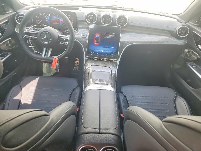 2024 Mercedes-benz C class VIN W1KAF4HB6RR226526 COPART salvage auction — FRONT END, On - Permit Salvage, sold $27,500 on 2026-07-09 (photo 8)