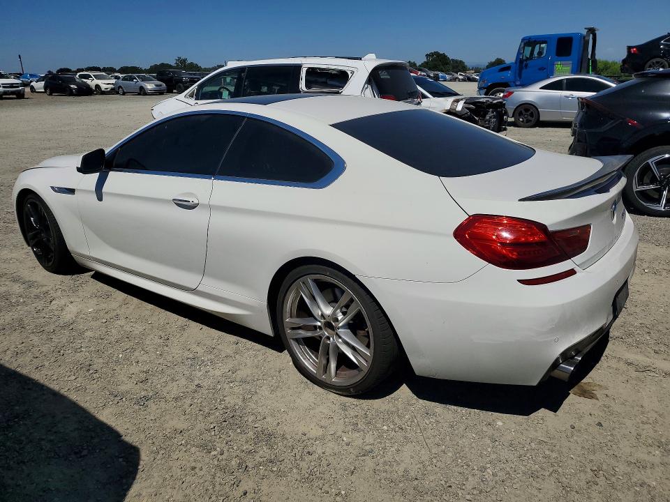 2012 BMW 6er VIN WBALX3C55CC528389 COPART salvage auction — MECHANICAL, Ca - Salvage Certificate, sold $1,800 on 2026-07-23 (photo 2)