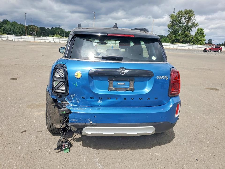 2021 Mini Cooper VIN WMZ23BS06M3M43783 COPART salvage auction — REAR END, Or - Salvage Title Certificate, sold $7,700 on 2026-07-20 (photo 6)