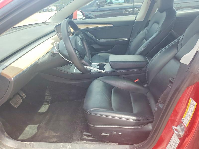 2022 Tesla Model 3 VIN 5YJ3E1EB0NF185576 COPART salvage auction — HAIL, Ia - Cert Of Title-Salvage Title, sold $11,400 on 2026-07-24 (photo 7)
