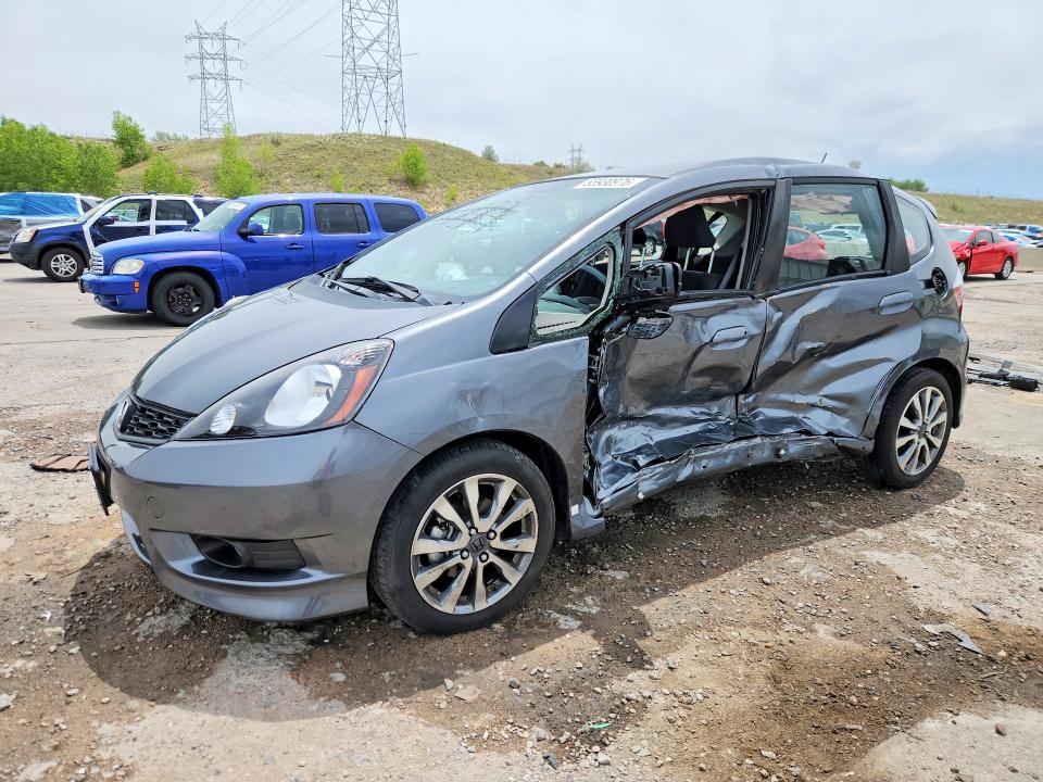 2013 Honda Fit VIN JHMGE8H54DC015635 COPART salvage auction — SIDE, Co - Public - Salvage Title, sold $1,100 on 2026-07-29 (photo 1)