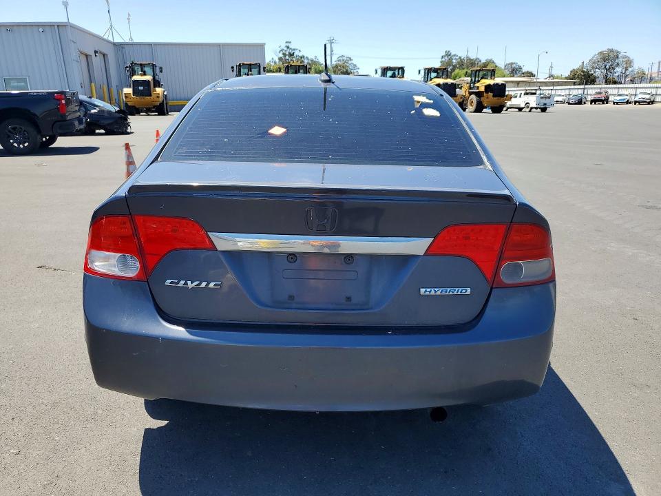 2009 Honda Civic hybrid VIN JHMFA36279S011207 COPART salvage auction — FRONT END, CA - SALVAGE CERTIFICATE, sold $400 on 2026-07-13 (photo 6)