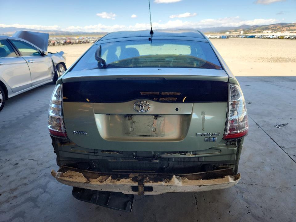 2008 Toyota Prius VIN JTDKB20U883323353 COPART salvage auction — REAR END, Ca - Salvage Certificate, sold $550 on 2026-07-20 (photo 6)