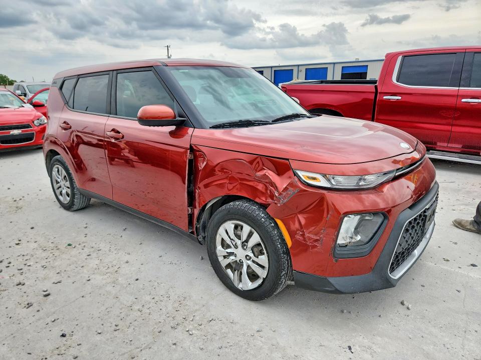 2020 Kia VIN KNDJ23AU3L7037458 COPART salvage auction — FRONT END, TX - SALVAGE VEHICLE TITLE (P), sold $2,750 on 2026-07-17 (photo 4)
