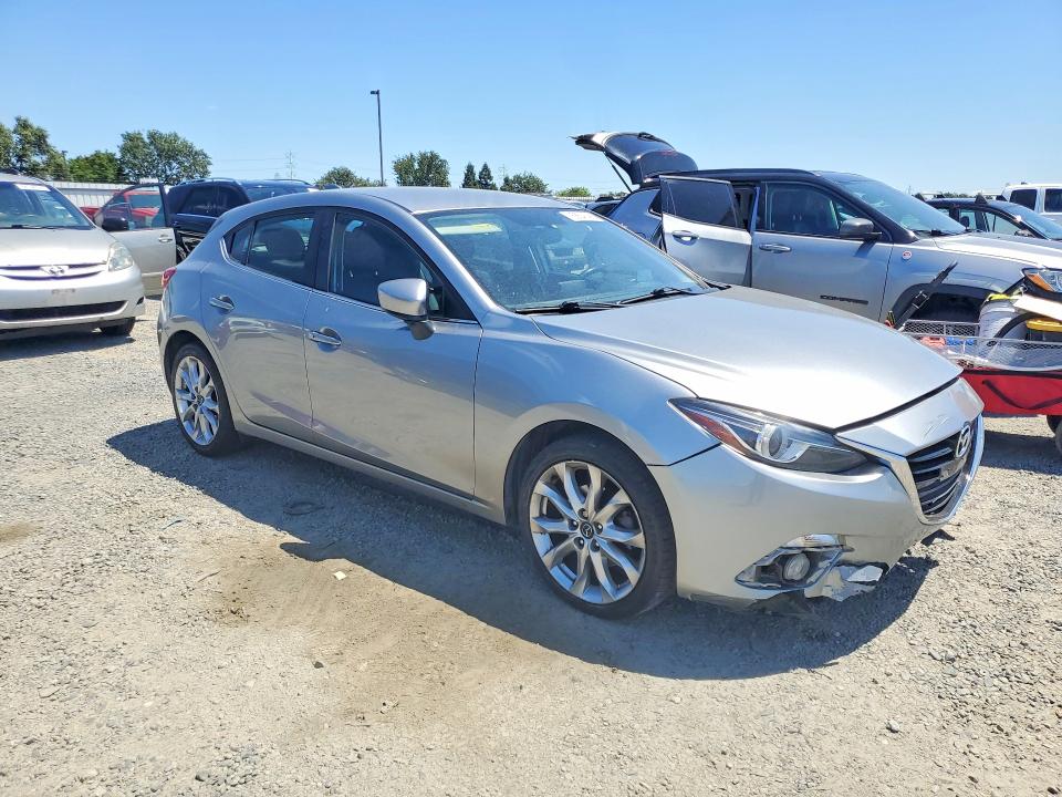2014 Mazda 3 VIN JM1BM1L35E1142077 COPART salvage auction — FRONT END, Ca - Salvage Certificate, sold $1,200 on 2026-07-07 (photo 4)
