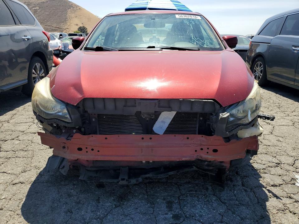 2013 Subaru Impreza VIN JF1GJAC61DH023477 COPART salvage auction — FRONT END, Salvage Title, sold $1,450 on 2026-07-16 (photo 5)