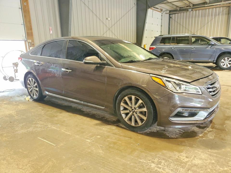 2017 Hyundai Sonata VIN 5NPE34AFXHH481526 COPART salvage auction — ENGINE BURN, Pa - Certificate Of Salvage, sold $925 on 2026-07-02 (photo 4)