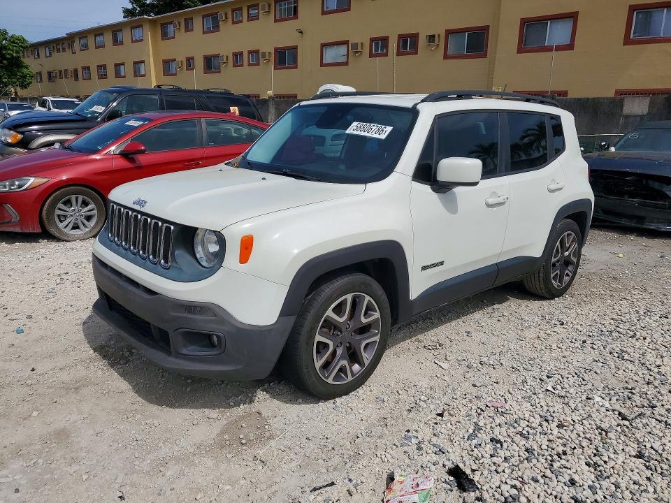 2017 Jeep Renegade VIN ZACCJABB1HPE41219 COPART salvage auction — MINOR DENT/SCRATCHES, MT - CERTIFICATE OF TITLE, sold $1,200 on 2026-07-31 (photo 1)
