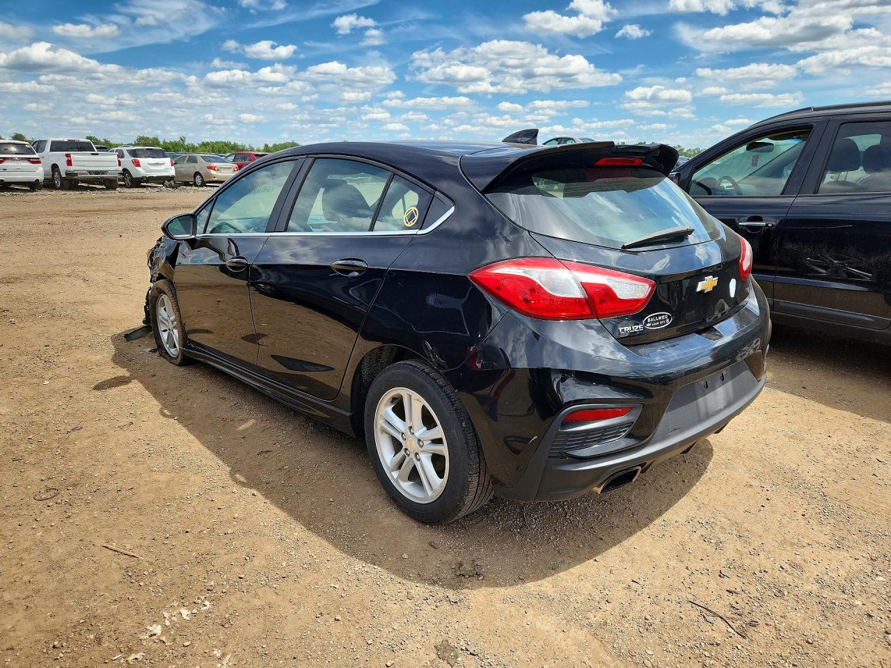 2017 Chevrolet Cruze VIN 3G1BD6SM7HS574947 COPART salvage auction — Front End, IL - JUNKING CERT OF A VEHICLE, sold $425 on 2026-07-02 (photo 2)