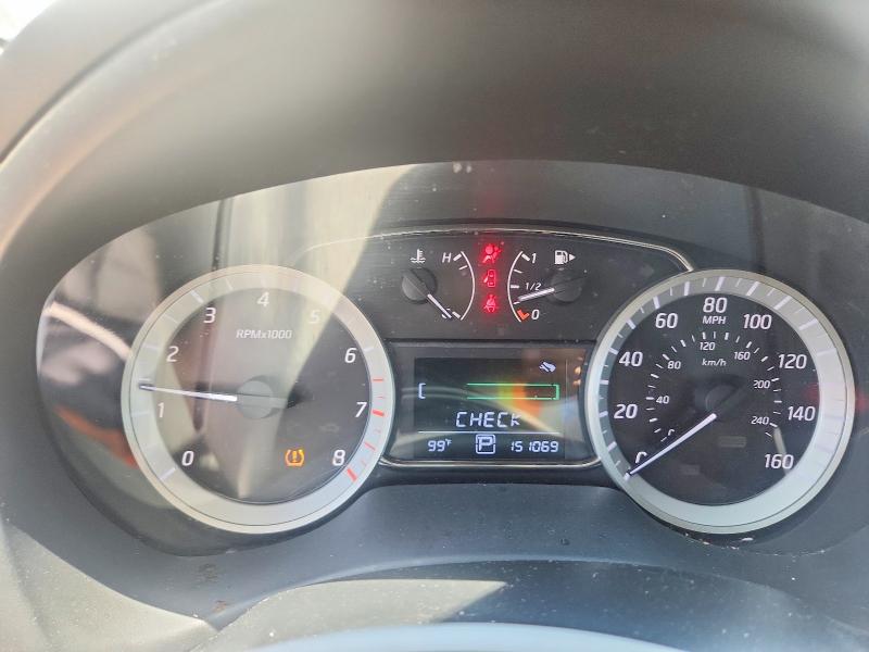 2014 Nissan Sentra VIN 3N1AB7AP4EY321171 COPART salvage auction — FRONT END, Tx - Salvage Vehicle Title, sold $950 on 2026-07-02 (photo 9)