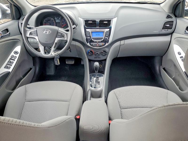2013 Hyundai Accent VIN KMHCU4AE3DU444289 COPART salvage auction — FRONT END, Il - Salvage Certificate, sold $250 on 2026-07-29 (photo 8)