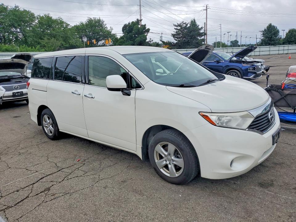 2015 Nissan Quest VIN JN8AE2KP0F9122748 COPART salvage auction — MINOR DENT/SCRATCHES, Oh - Certificate Of Title, sold $900 on 2026-07-06 (photo 4)