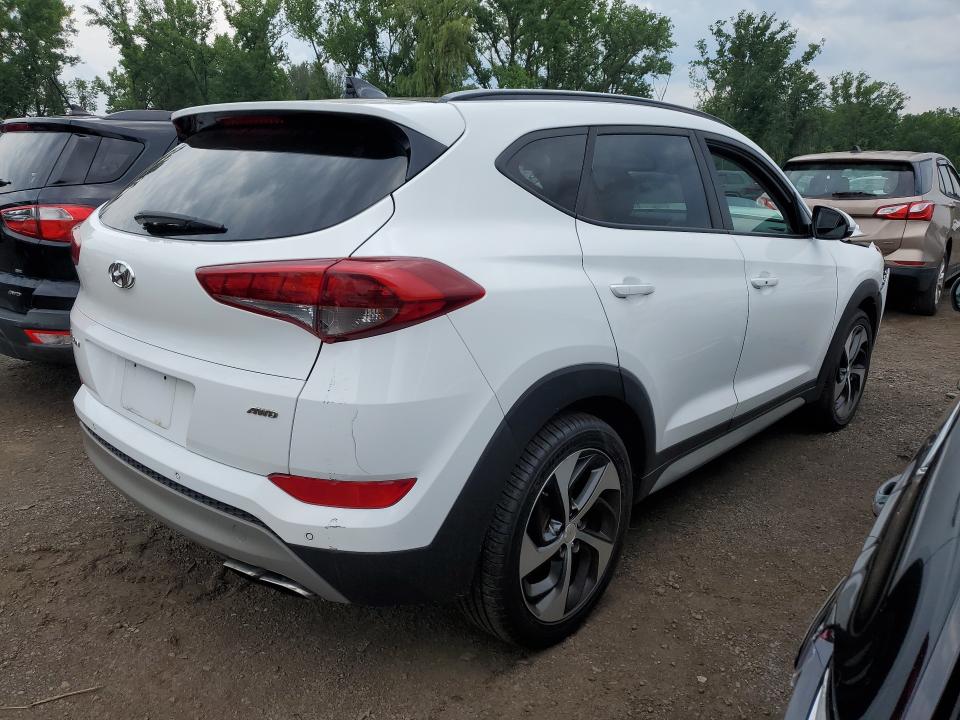 2018 Hyundai Tucson VIN KM8J3CA23JU665882 COPART salvage auction — FRONT END, CT - CERT OF TITLE-SALVAGE, sold $2,250 on 2026-07-24 (photo 3)