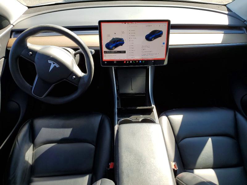 2020 Tesla Model y VIN 5YJYGDEF6LF018575 COPART salvage auction — FRONT END, Ca - Salvage Certificate, sold $8,200 on 2026-07-17 (photo 8)