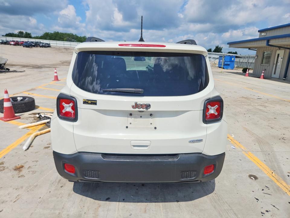 2019 Jeep Renegade VIN ZACNJABB4KPK64808 COPART salvage auction — FRONT END, Ky - Cert Of Title-Salvage, sold $1,000 on 2026-08-13 (photo 6)